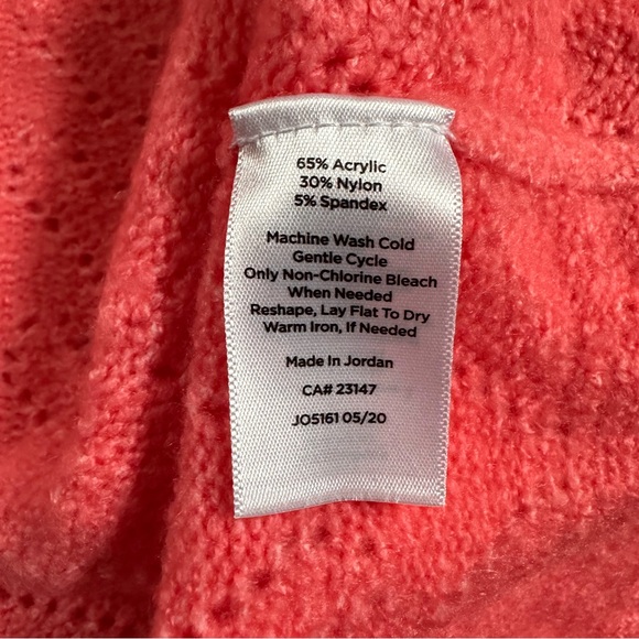 Talbots decorative stitch sweater, size MP - Picture 5 of 6